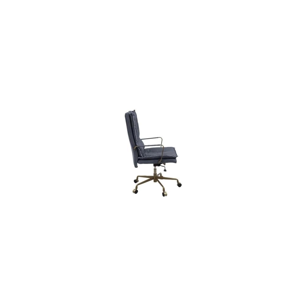 Acme Tinzud Office Chair in Gray Leather