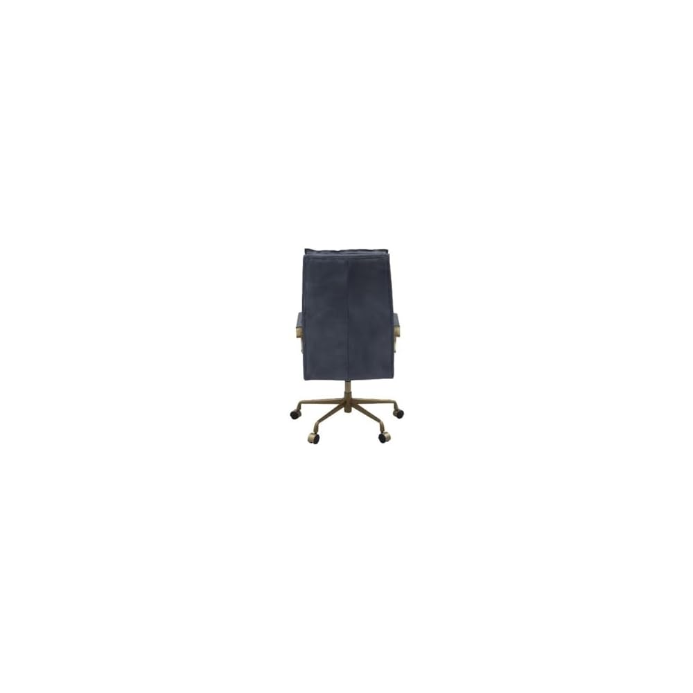 Acme Tinzud Office Chair in Gray Leather