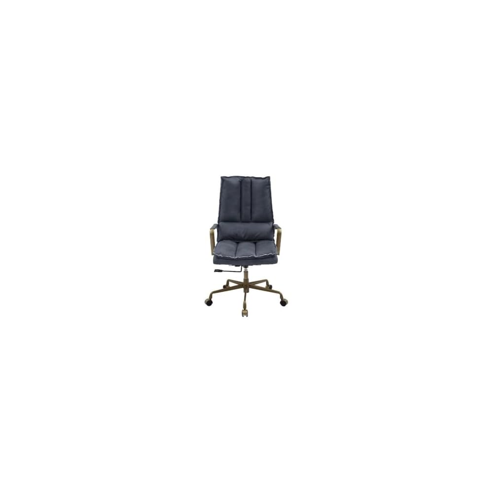 Acme Tinzud Office Chair in Gray Leather