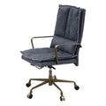 Acme Tinzud Office Chair in Gray Leather